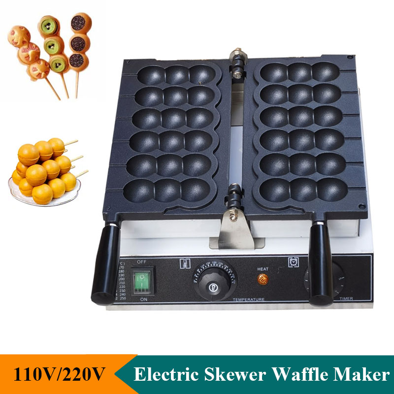 Electric Non Stick Skewer Waff - огляд і ціна Mini Waffle Maker Machine