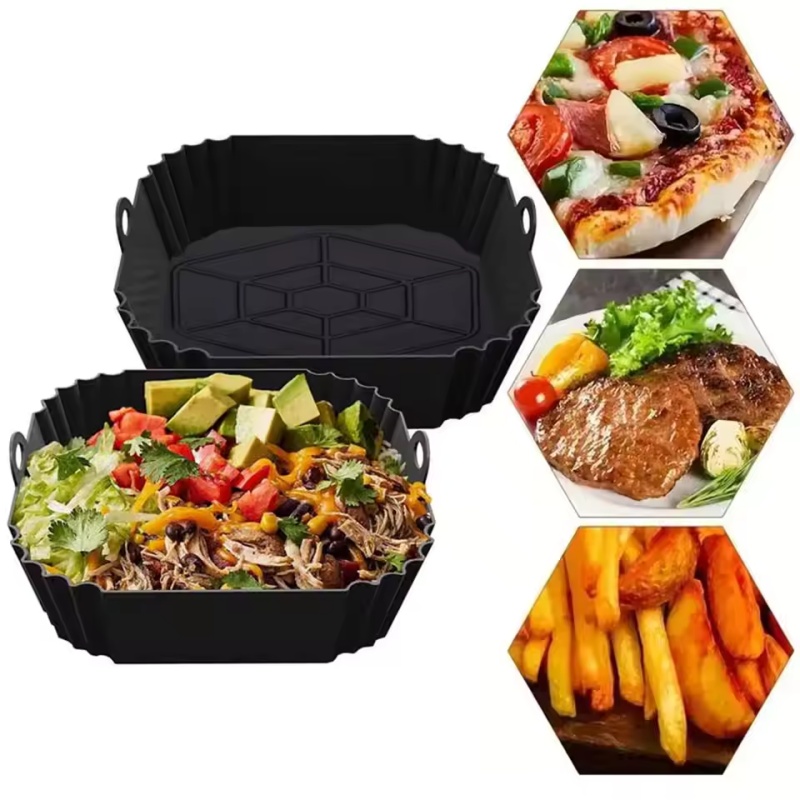 1pc Silicone Air Fryer Pot Tra - огляд і ціна Air Fryer Silicone Pot Liner